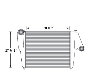 HD Charge Air Cooler CAC2509